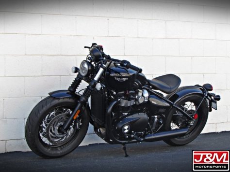 2019 Triumph Bonneville Bobber Black For Sale • J&M Motorsports